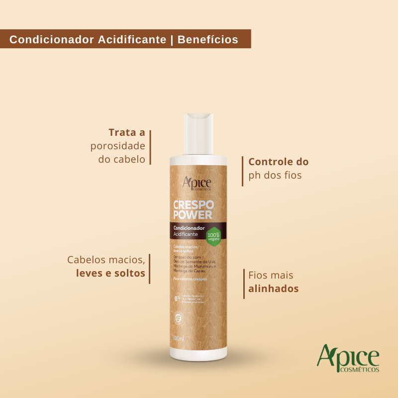 Kit Crespo Power - Co Wash, Condicionador e Gelatina (3 ITENS)