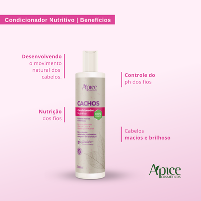Kit Cachos - Shampoo, Condicionador e Ativador (3 ITENS)