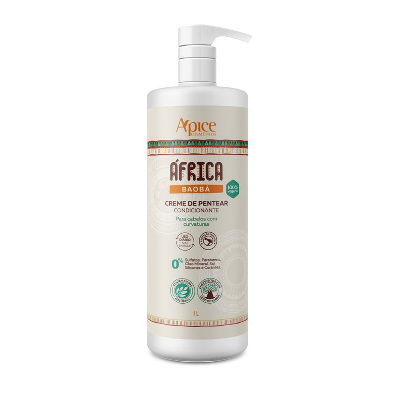 Creme de Pentear África Baobá 1000ml - Ação Condicionante